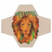 Rastafari (Rastafarian Reggae Lion) Fußball (Flach)