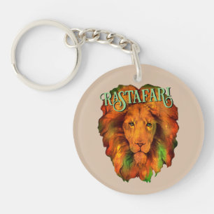 Rastafari (Rastafarian Reggae Lion) Schlüsselanhänger