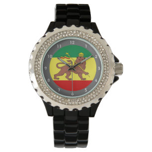 Rastafari Reggae Music Flag Armbanduhr