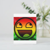 RASTAFARI REGGAE RAP POSTKARTE (Stehend Vorderseite)