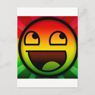 RASTAFARI REGGAE RAP POSTKARTE