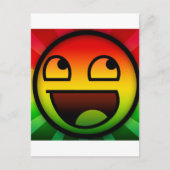 RASTAFARI REGGAE RAP POSTKARTE (Vorderseite)