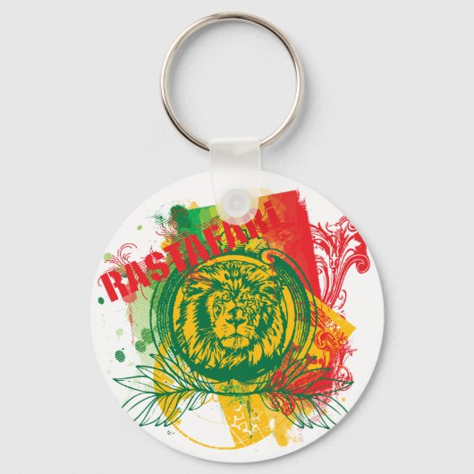 Rastafari-Schlüsselanhänger Schlüsselanhänger (Vorderseite)