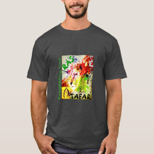 Rastafari Selassie Löwe von Judah T-Shirt