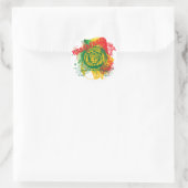 Rastafari-Sticker Runder Aufkleber (Tasche)
