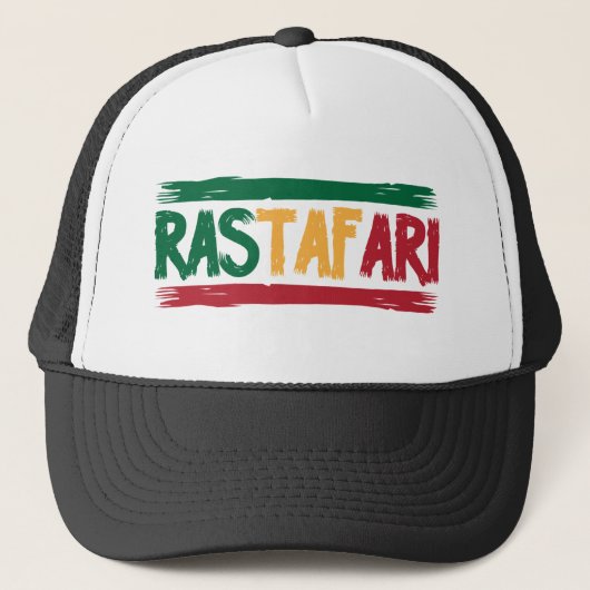 Rastafari Truckerkappe (Vorderseite)