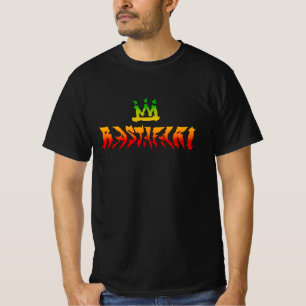 Rastafari Verzerrte Rasta Colors Reggae T - Shirt