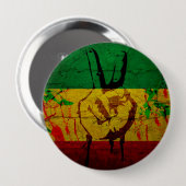 Rastafarian Abzeichen Button (Vorne & Hinten)