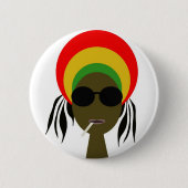 rastafarian button (Vorderseite)