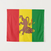 Rastafarian Ethiopia Flag Wandteppich (Vorderseite (Horizontal))