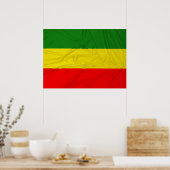 Rastafarian Flag Poster (Küche)