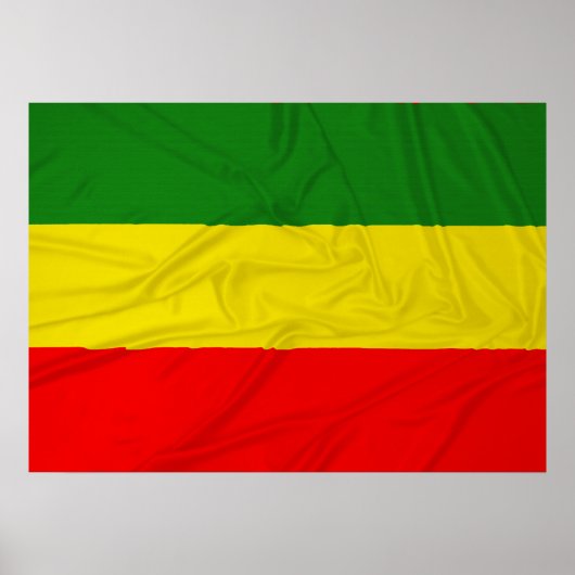 Rastafarian Flag Poster (Vorne)