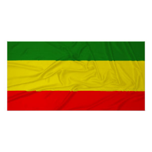 Rastafarian Flag Poster