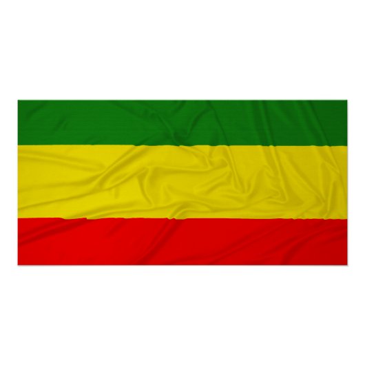 Rastafarian Flag Poster (Vorderseite)