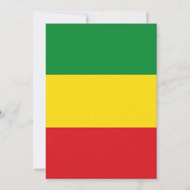 Rastafarian Flag Rasta Äthiopian (Vorderseite)