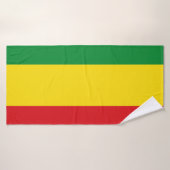 Rastafarian Flag Rasta Äthiopian Badehandtuch (Badehandtuch)