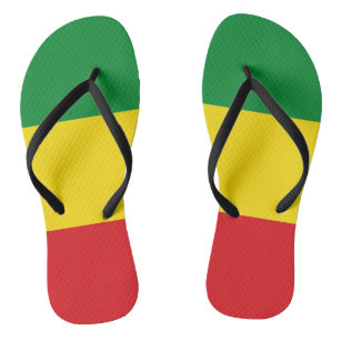 Rastafarian Flag Rasta Äthiopian Badesandalen