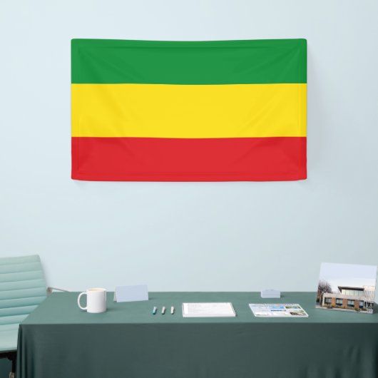 Rastafarian Flag Rasta Äthiopian Banner (Messeveranstaltung)