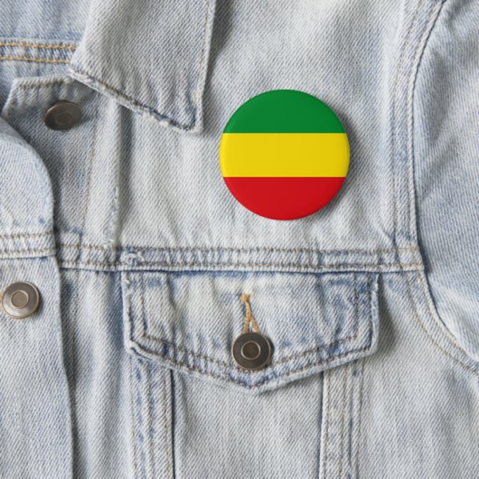Rastafarian Flag Rasta Äthiopian Button (Beispiel)