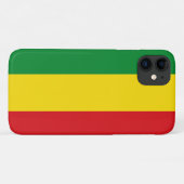 Rastafarian Flag Rasta Äthiopian Case-Mate iPhone Hülle (Rückseite (Horizontal))