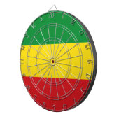 Rastafarian Flag Rasta Äthiopian Dartscheibe (Vorderseite rechts)