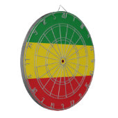 Rastafarian Flag Rasta Äthiopian Dartscheibe (Vorderseite Links)