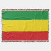Rastafarian Flag Rasta Äthiopian Decke (Vorderseite)