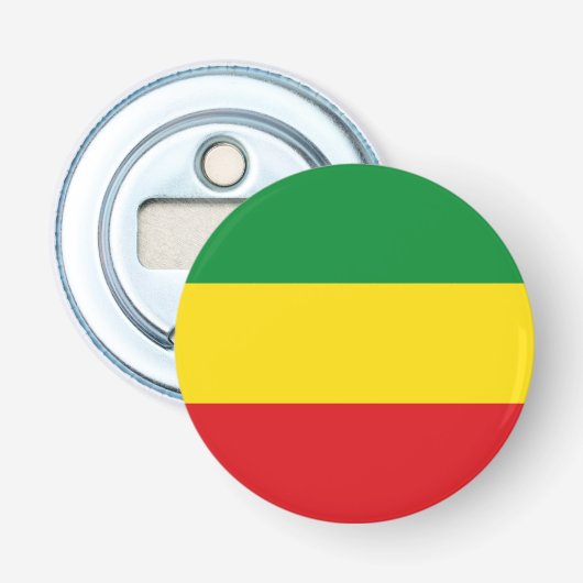 Rastafarian Flag Rasta Äthiopian Flaschenöffner (Vorderseite)