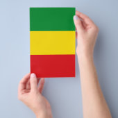 Rastafarian Flag Rasta Äthiopian Flyer (Handgriff)