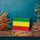 Rastafarian Flag Rasta Äthiopian Fotoplatte (Seite)