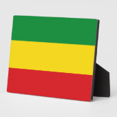 Rastafarian Flag Rasta Äthiopian Fotoplatte (Seite)