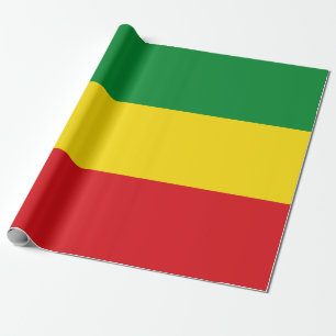 Rastafarian Flag Rasta Äthiopian Geschenkpapier