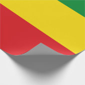 Rastafarian Flag Rasta Äthiopian Geschenkpapier (Ecke)