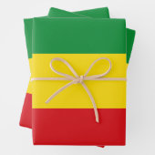 Rastafarian Flag Rasta Äthiopian Geschenkpapier Set (Beispiel)