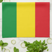 Rastafarian Flag Rasta Äthiopian Geschirrtuch (Gefaltet)