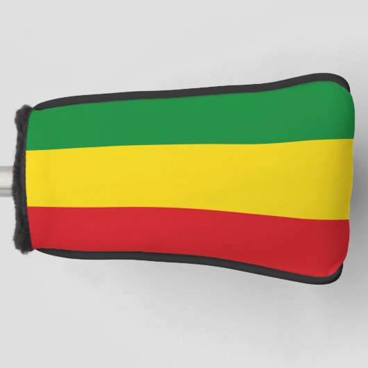 Rastafarian Flag Rasta Äthiopian Golf Headcover (Vorderseite)