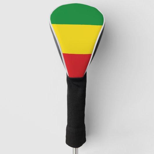 Rastafarian Flag Rasta Äthiopian Golf Headcover (Vorderseite)