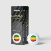 Rastafarian Flag Rasta Äthiopian Golfball (Verpackungen)