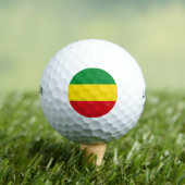 Rastafarian Flag Rasta Äthiopian Golfball (Insitu T-Shirt)