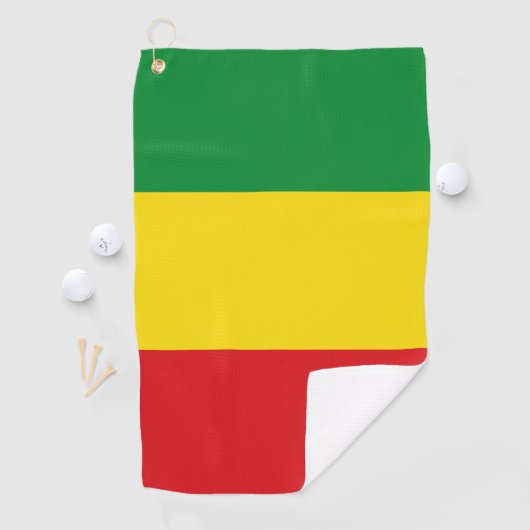 Rastafarian Flag Rasta Äthiopian Golfhandtuch (Insitu)