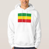 Rastafarian Flag Rasta Äthiopian Hoodie (Vorderseite)