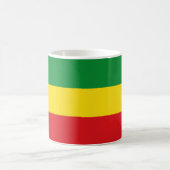 Rastafarian Flag Rasta Äthiopian Kaffeetasse (Mittel)