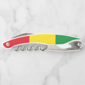Rastafarian Flag Rasta Äthiopian Kellnermesser (Rückseite)