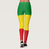 Rastafarian Flag Rasta Äthiopian Leggings (Rückseite)