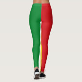 Rastafarian Flag Rasta Äthiopian Leggings (Rückseite)