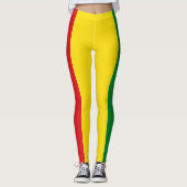 Rastafarian Flag Rasta Äthiopian Leggings (Vorderseite)