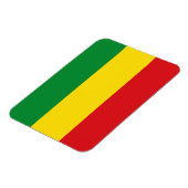 Rastafarian Flag Rasta Äthiopian Magnet (Linke Seite)