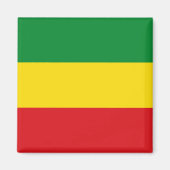 Rastafarian Flag Rasta Äthiopian Magnet (Vorne)