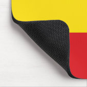 Rastafarian Flag Rasta Äthiopian Mousepad (Ecke)