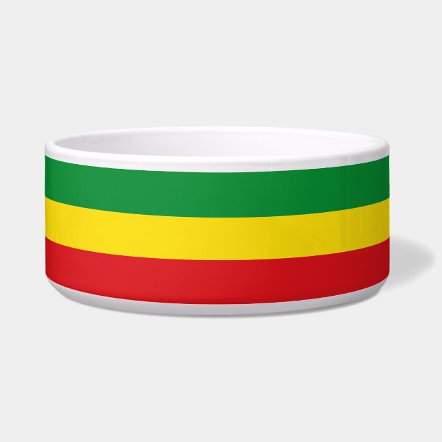 Rastafarian Flag Rasta Äthiopian Napf (Vorderseite)